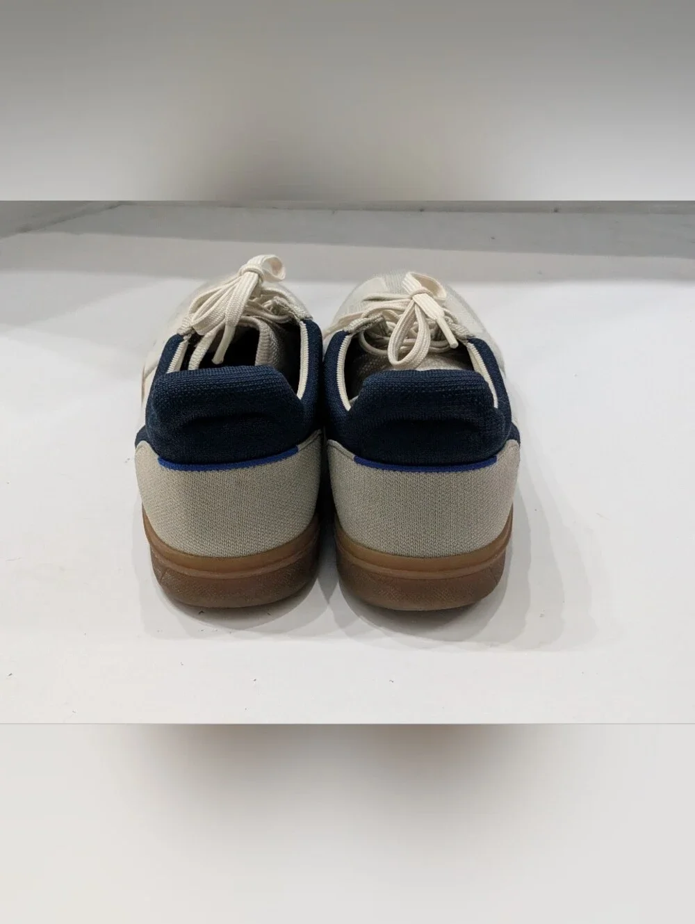Rothy's Men's 11 RS01 Sneakers Hudson Navy White Gray Shoes